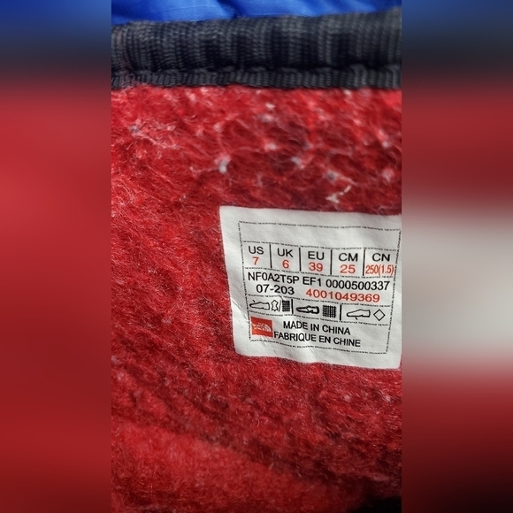 The North Face Winter Boots Waterproof Women's Size‎ 7 Blue - Picture 9 of 12